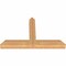 Ekena Millwork Portland Timber Gable Bracket, Western Red Cedar, 36"W x 23"H x 3 1/2"D x 3 1/2"F, 15/12 Pitch GBW036X23X0404POR00SWR - alternate 3